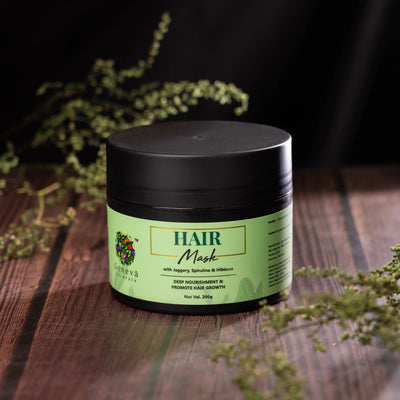 Hair Mask With Bhringraj, Hibiscus, Zinc & Magnesium, 200g - No.1 Brand in India