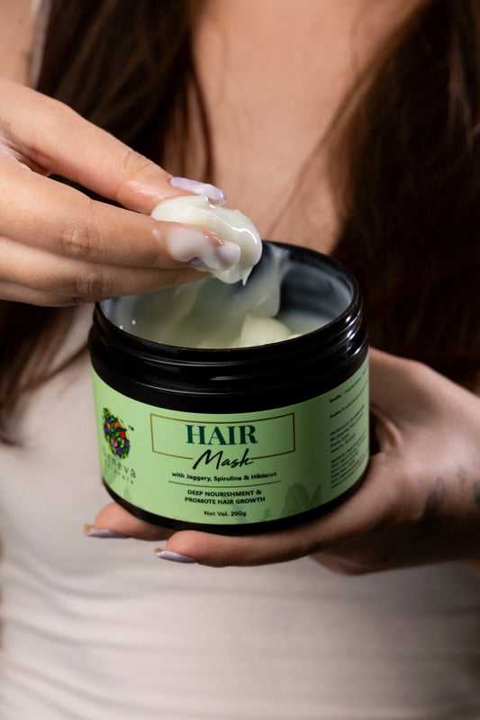 Hair Mask With Bhringraj, Hibiscus, Zinc & Magnesium, 200g - No.1 Brand in India