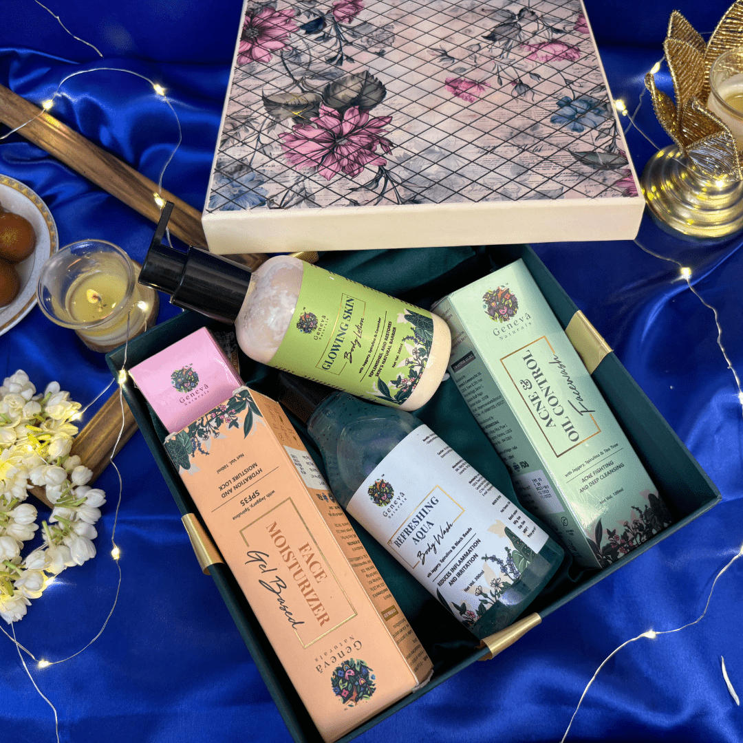 Facewash, Aqua Bodywash , Glowing Skin body lotion , Face Moisturizer - No.1 Brand in India
