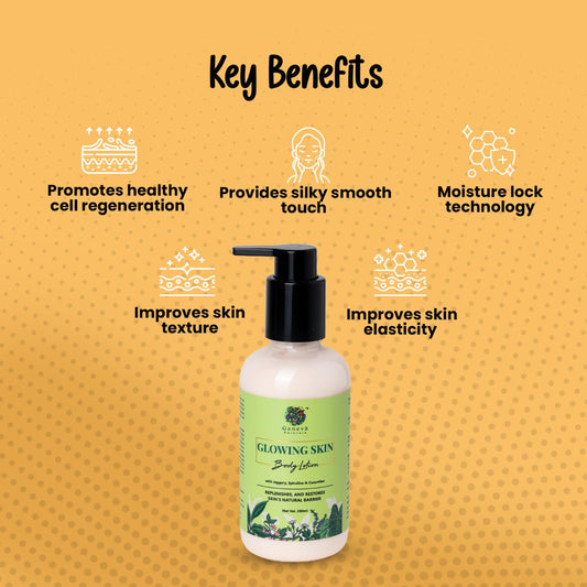 Geneva Naturals body lotion key benefits