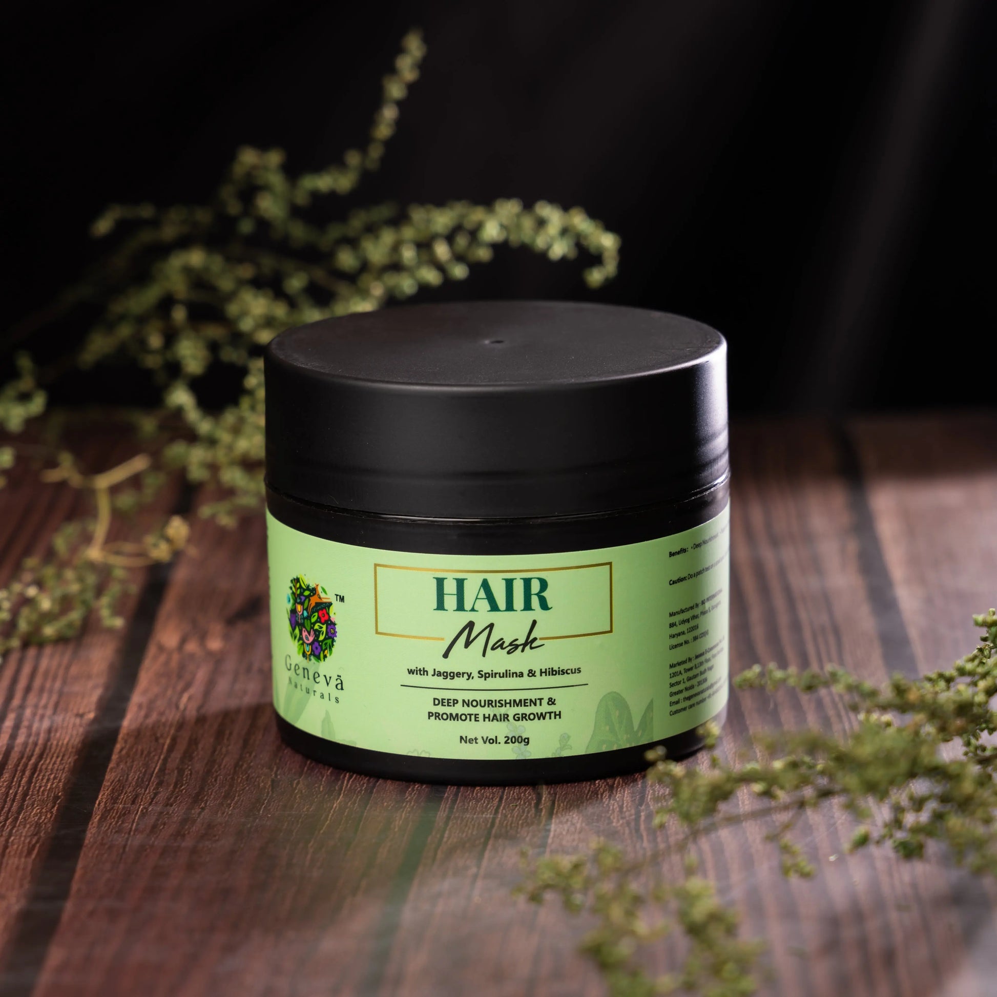 Hair Mask With Bhringraj, Hibiscus, Zinc & Magnesium, 200g - No.1 Brand in India
