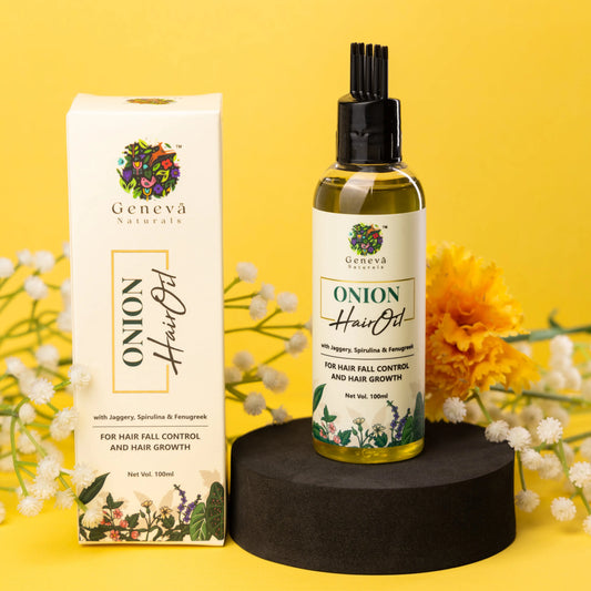 Onion Hair Oil With Shikakai, Kalonji, Almond Oil & Amla, 100ml - No.1 Brand in India