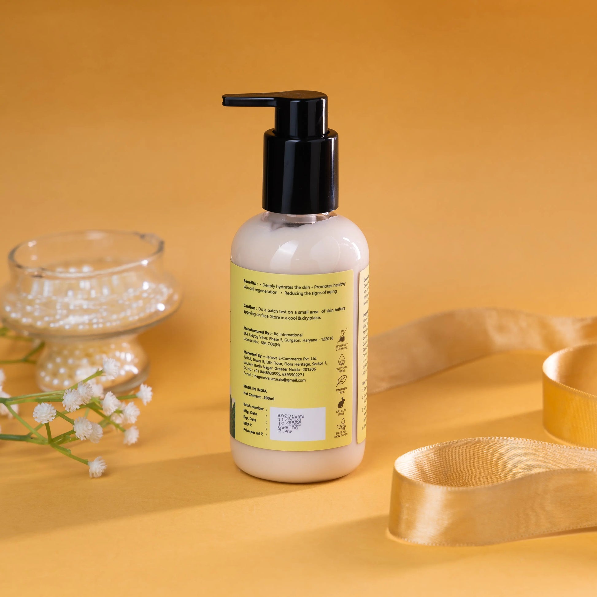 Cocoa Vanilla Body Lotion With Cocoa Butter, Almond Oil & Vitamin E, 200ml - No.1 Brand in India