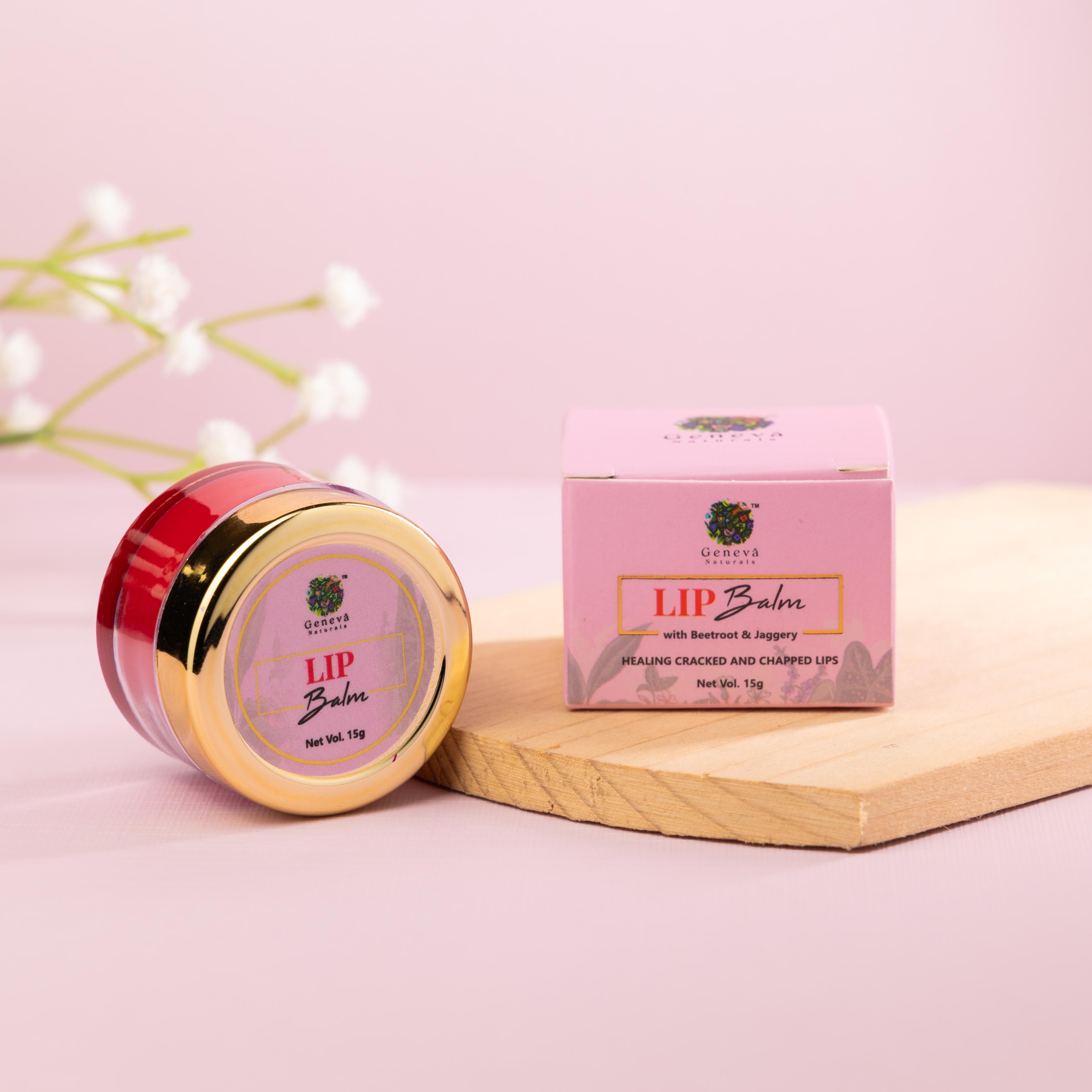 Geneva Naturals beet root lip balm