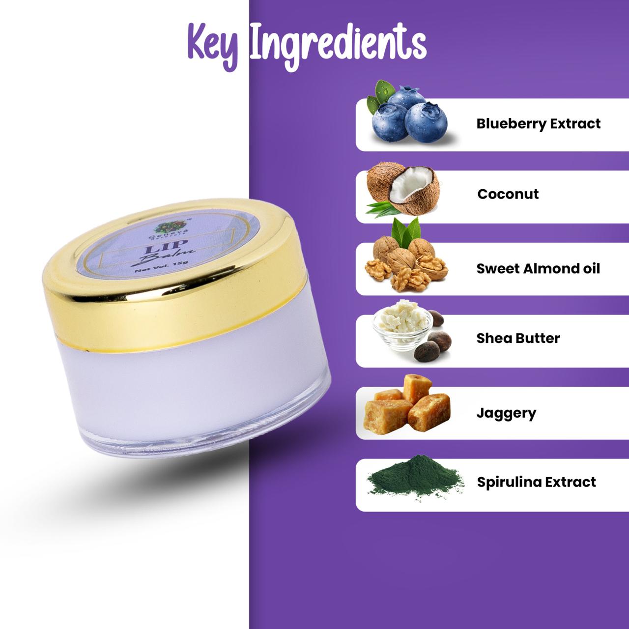 Geneva Naturals blue berry ingredients