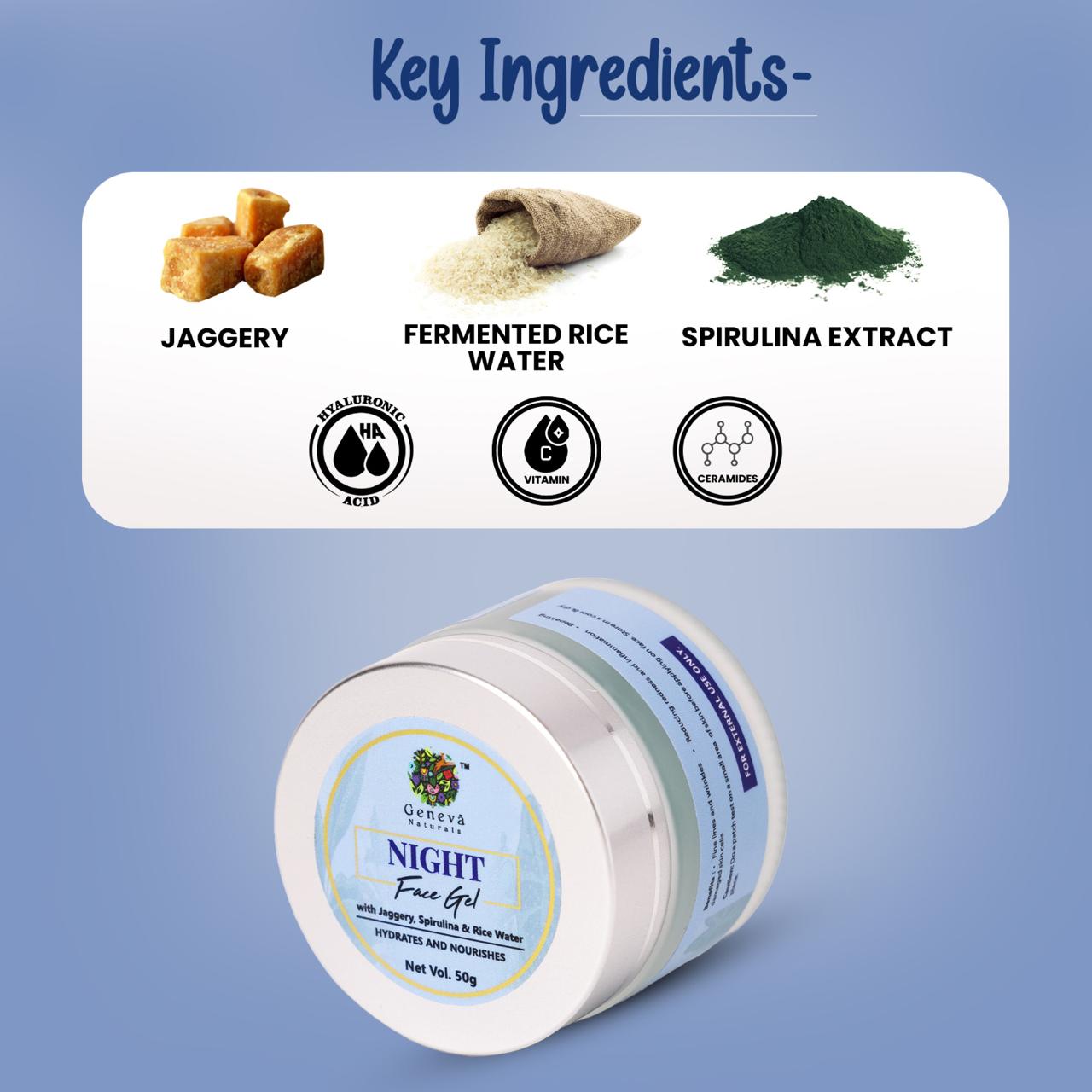 Geneva naturals face gel key ingredients